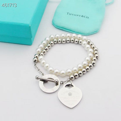 [Regalia Jewels]RETURN TO TIF HEART TAF BEAD PEARL BRACELET