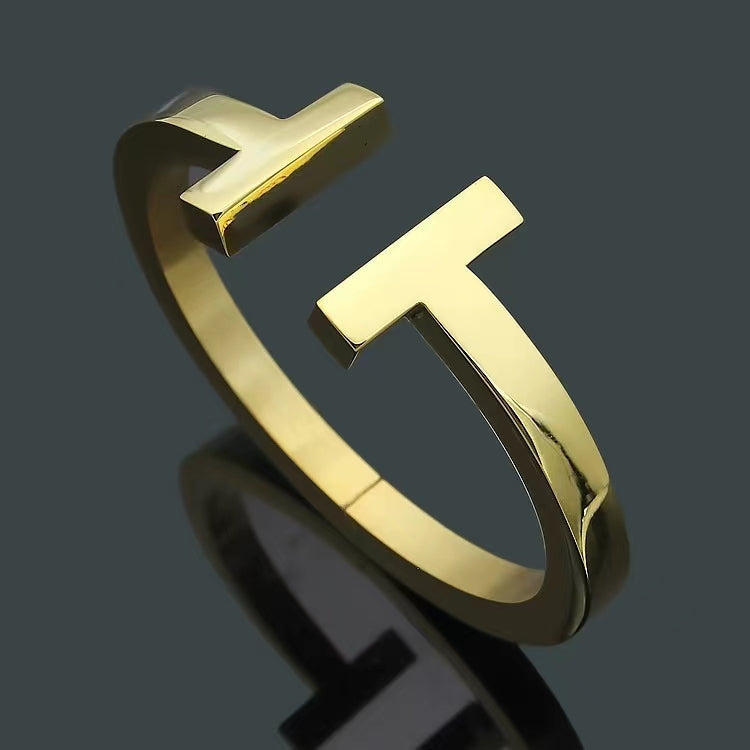 [Regalia Jewels]T SQUARE OPEN BRACELET