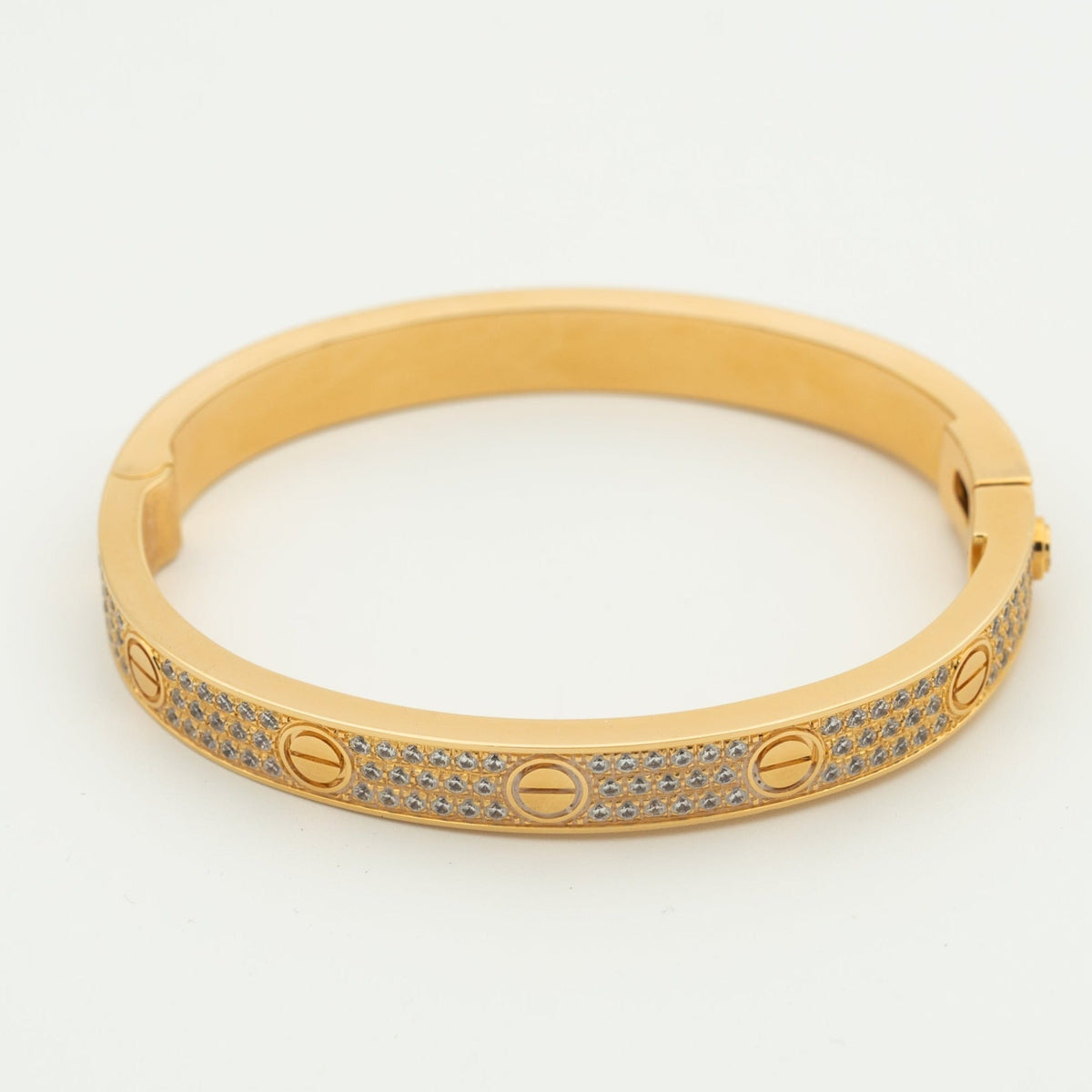 [Regalia Jewelry]LOVE BRACELET 6.1MM DIAMOND-PAVED