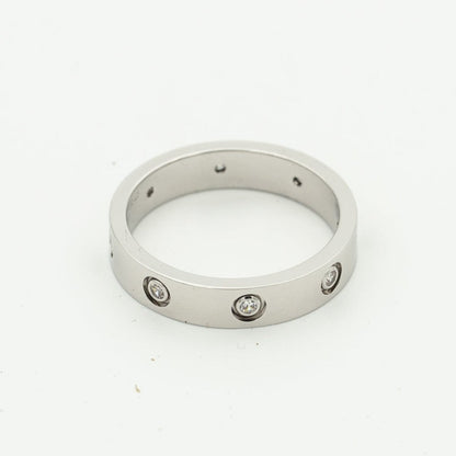 [Regalia Jewelry]LOVE RING 3.6MM 8 DIAMONDS
