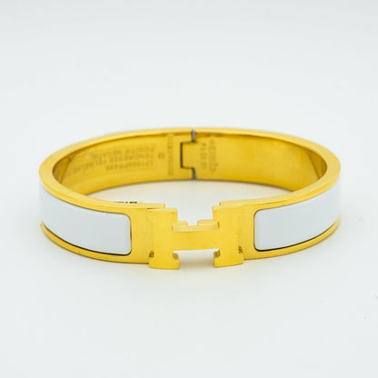[Regalia Jewelry]H WHITE BRACELET