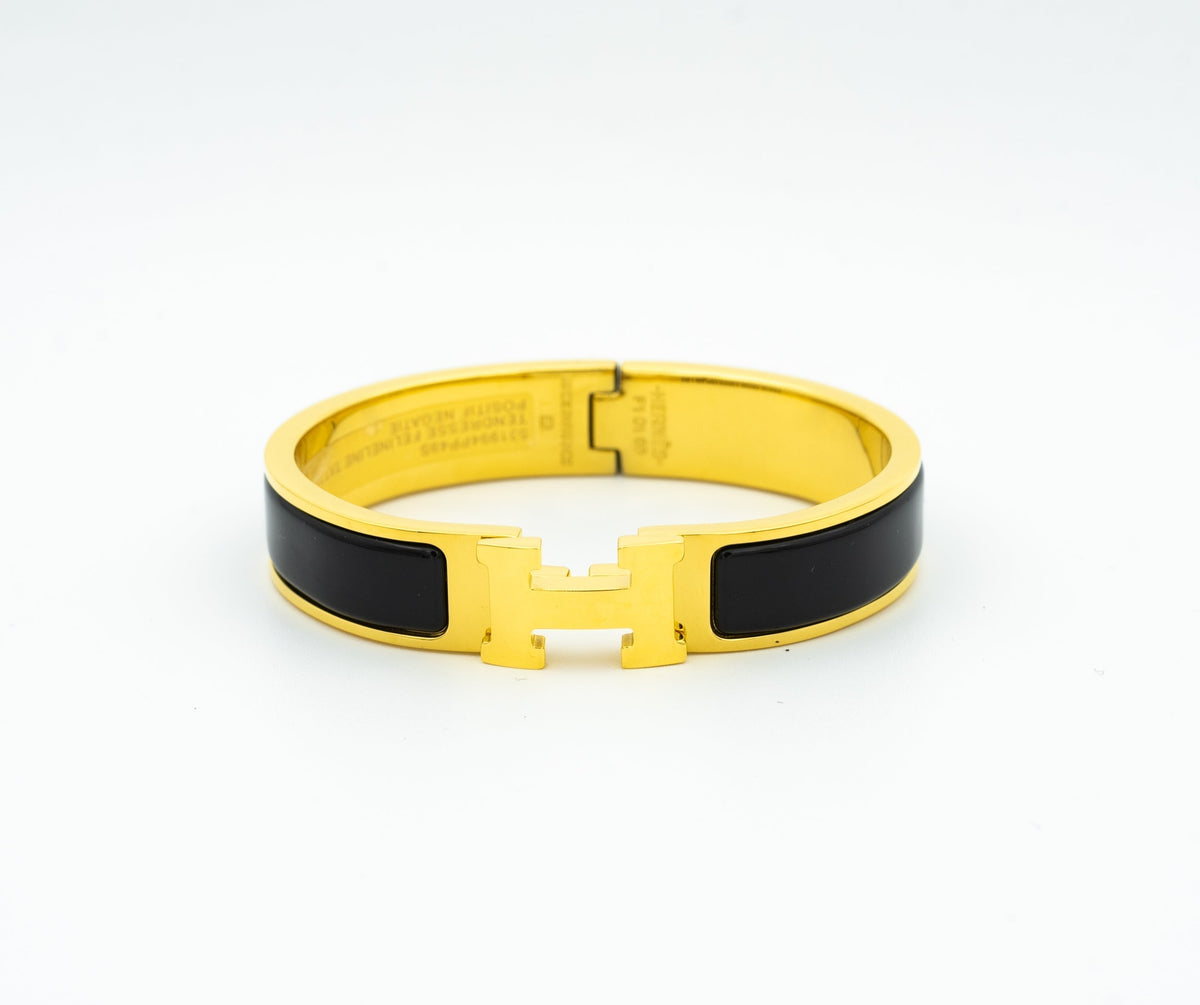 [Regalia Jewelry]H BLACK BRACELET