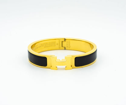 [Regalia Jewelry]H BLACK BRACELET
