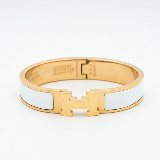 [Regalia Jewelry]H WHITE BRACELET