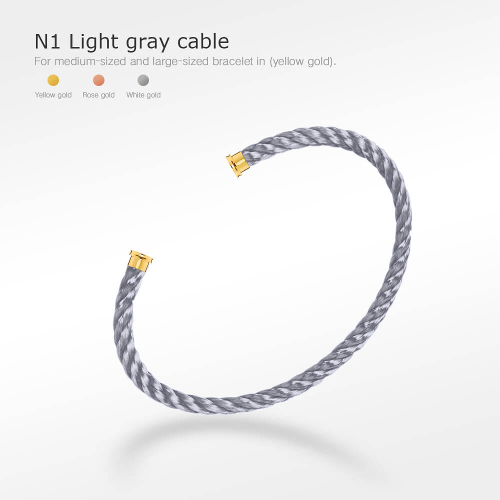 [Regalia Jewelry]FORCE SERIES BRACELET CABLES 50 CHOICES (DIY SELECTION)