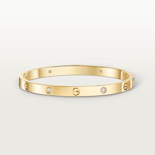 [Regalia Jewelry]LOVE BRACELET 4.8MM 4 DIAMONDS