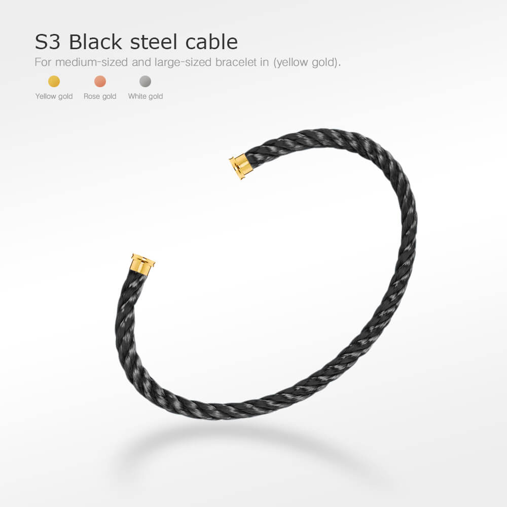 [Regalia Jewelry]FORCE SERIES BRACELET CABLES 50 CHOICES (DIY SELECTION)