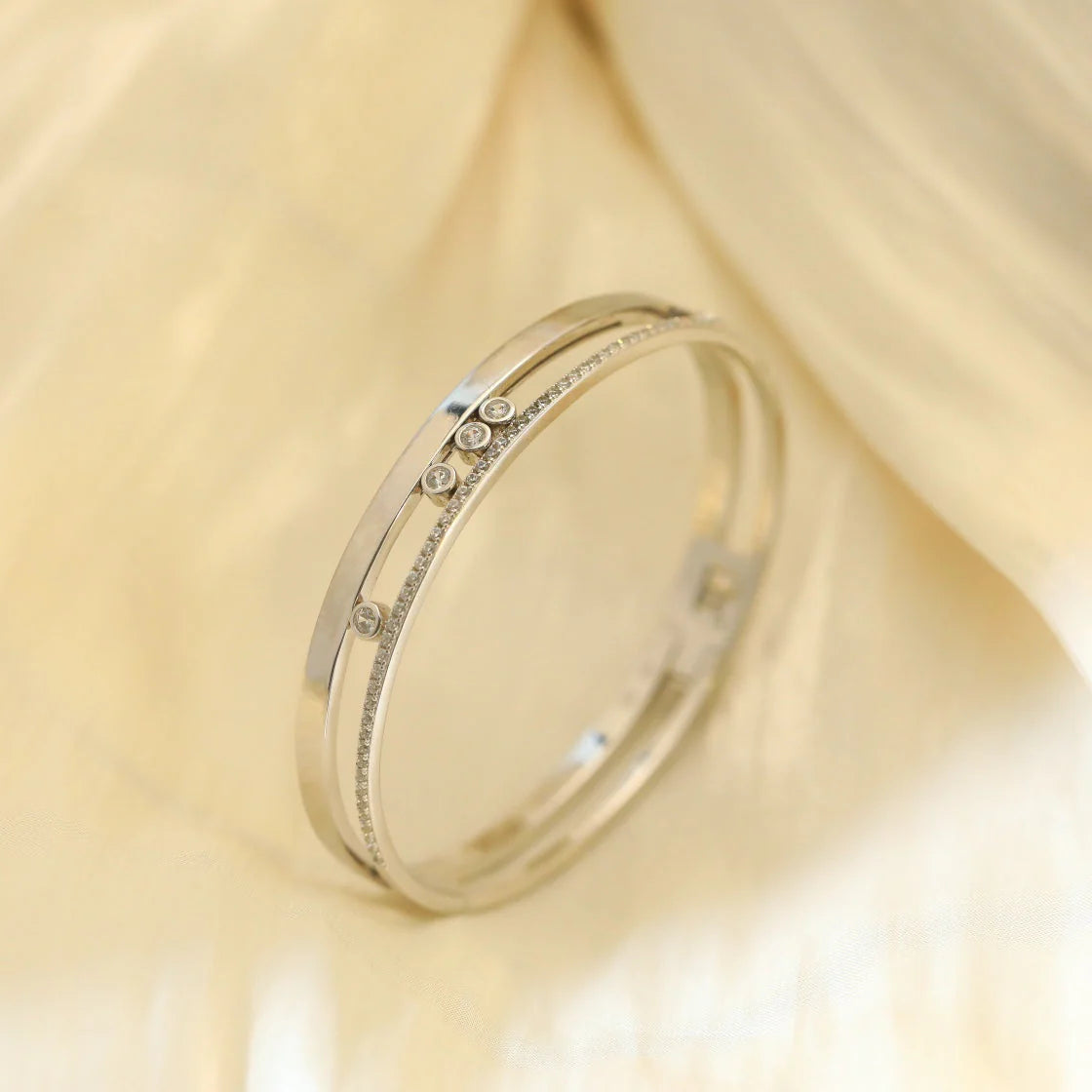 [Regalia  Jewels]Move Romane Diamond Bangle Bracelet