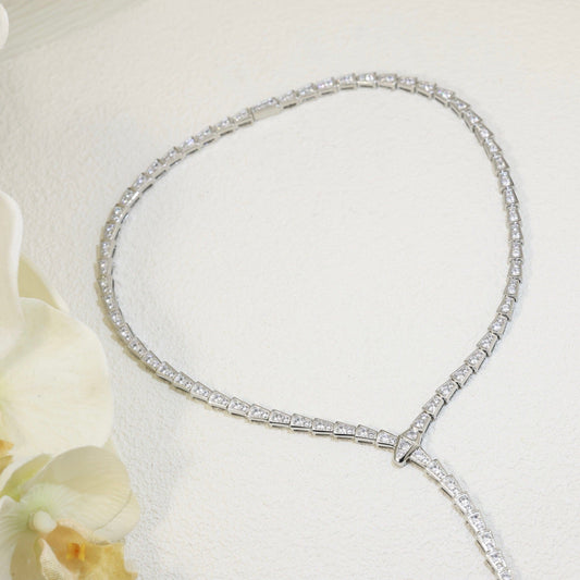 [Regalia Jewelry]SERPENTI NECKLACE SILVER DIAMOND