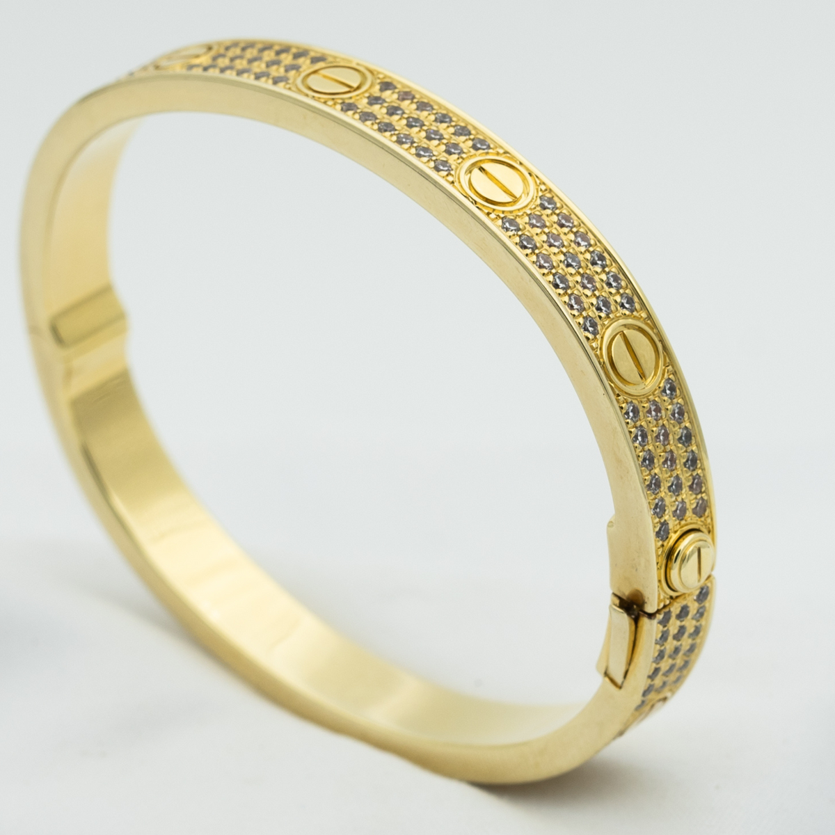 [Regalia Jewelry]LOVE BRACELET 6.1MM DIAMOND-PAVED