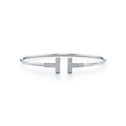 [Regalia Jewels]T BRACELET 1.8MM DIAMOND SILVER