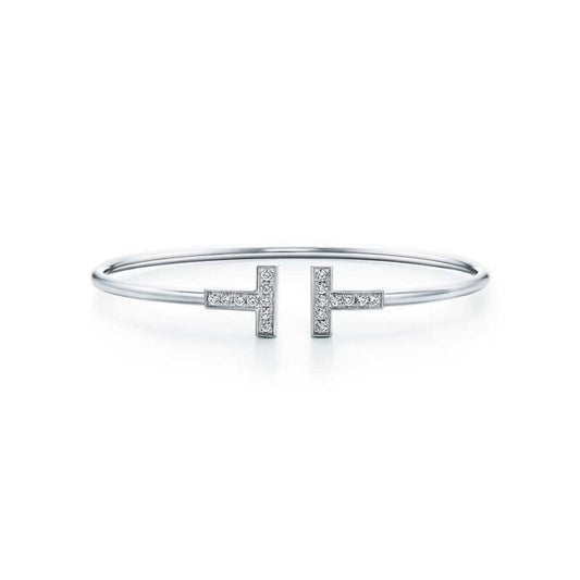 [Regalia Jewels]T BRACELET 1.8MM DIAMOND SILVER