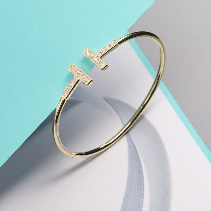 [Regalia Jewels]T BRACELET 1.8MM GOLD DIAMOND