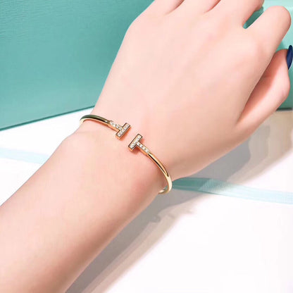 [Regalia Jewels]T BRACELET 1.8MM GOLD DIAMOND
