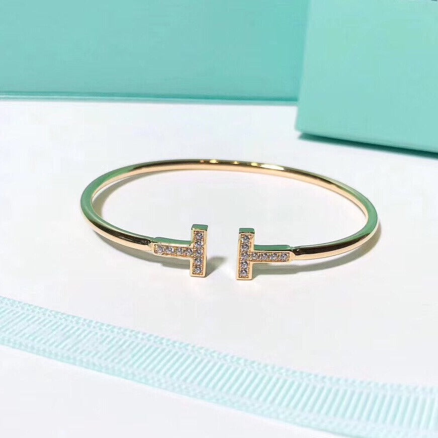 [Regalia Jewels]T BRACELET 1.8MM GOLD DIAMOND