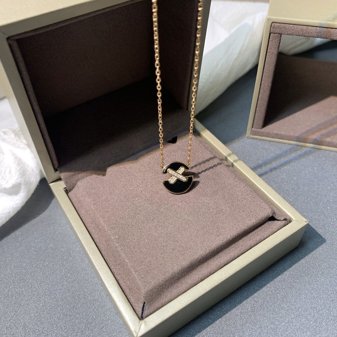[Regalia Jewelry]JEUX DE PINK GOLD DIAMOND NECKLACE