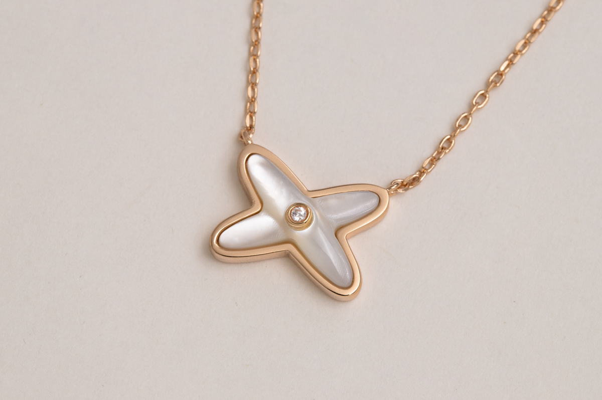 [Regalia Jewelry]JEUX DE NECKLACE 1 DIAMOND