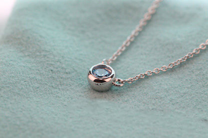 [Regalia Jewels]ELSA PERETTI SERIES SINGLE DIAMOND SIMPLE NECKLACE