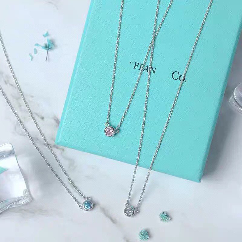 [Regalia Jewels]ELSA PERETTI SERIES SINGLE DIAMOND SIMPLE NECKLACE