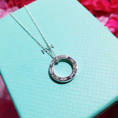 [Regalia Jewels]SINGLE RING NECKLACE CHAIN LENGTH