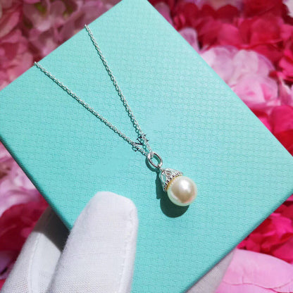 [Regalia Jewels]PEARL PENDANT GATSBY ZIEGFELD PEARL SILVER NECKLACE