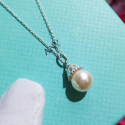 [Regalia Jewels]PEARL PENDANT GATSBY ZIEGFELD PEARL SILVER NECKLACE