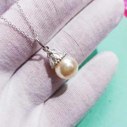 [Regalia Jewels]PEARL PENDANT GATSBY ZIEGFELD PEARL SILVER NECKLACE