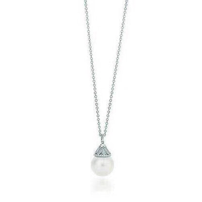 [Regalia Jewels]PEARL PENDANT GATSBY ZIEGFELD PEARL SILVER NECKLACE