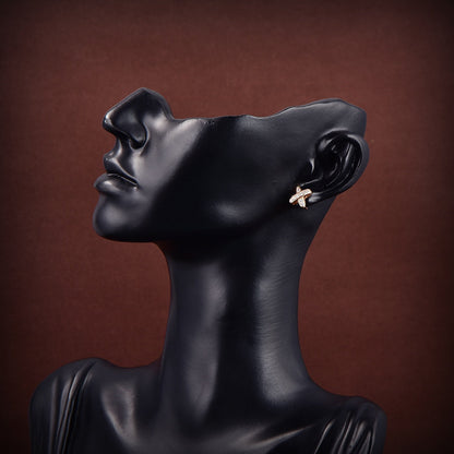 [Regalia Jewelry]JEUX DE GOLD DIAMOND EARRINGS