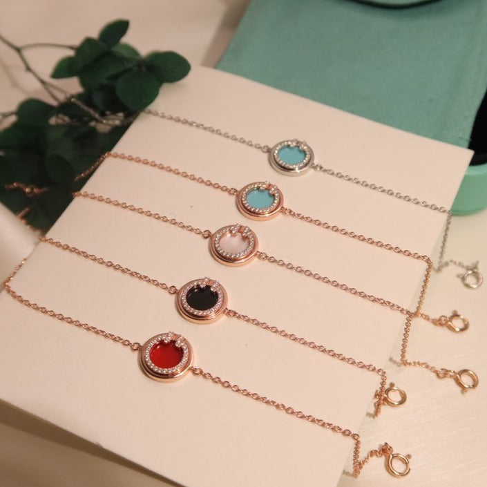[Regalia Jewels]DIAMOND CIRCLE PINK GOLD BRACELET