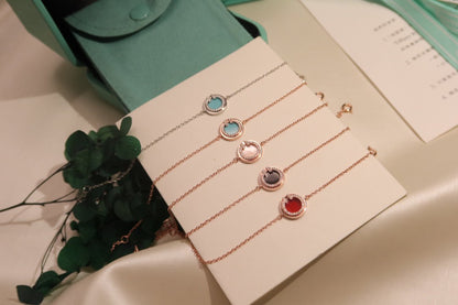 [Regalia Jewels]DIAMOND CIRCLE PINK GOLD BRACELET