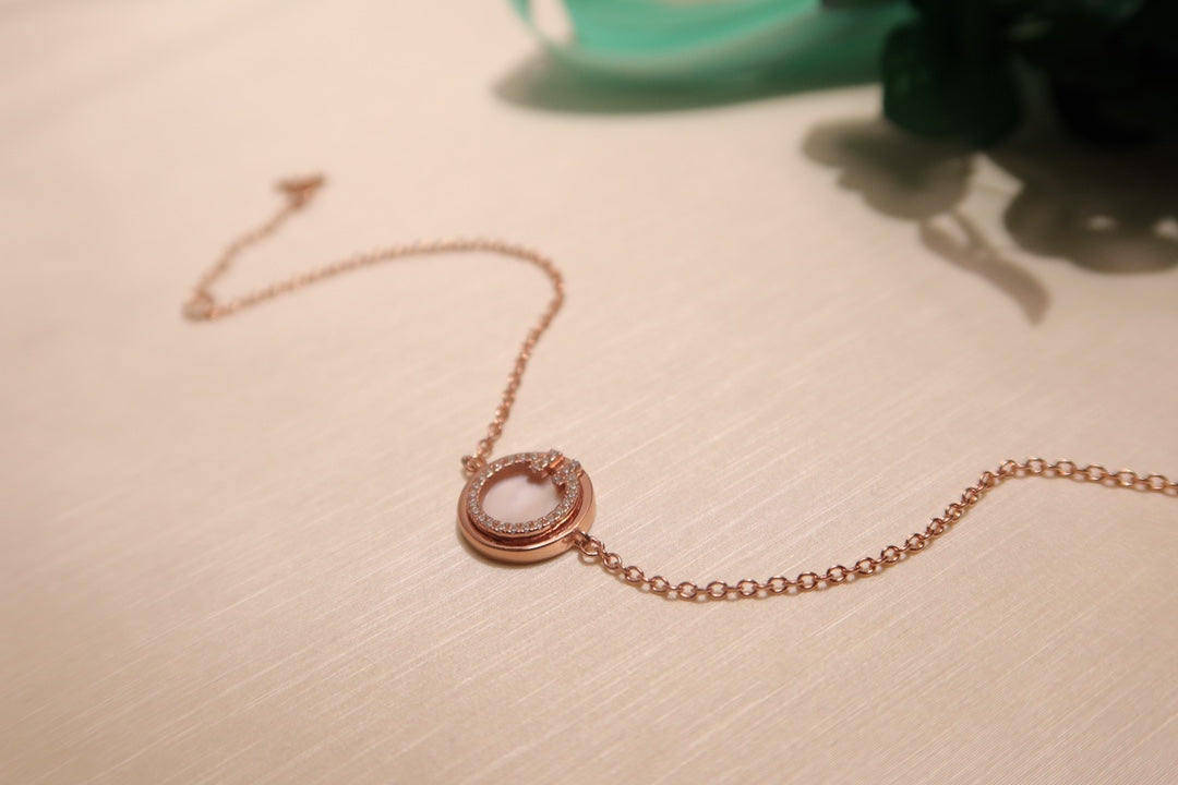 [Regalia Jewels]DIAMOND CIRCLE PINK GOLD BRACELET