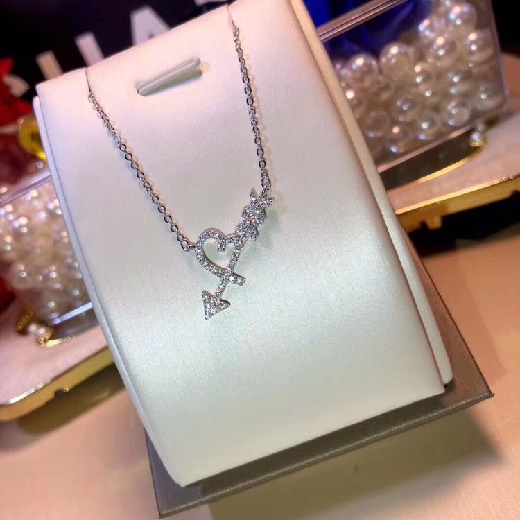 [Regalia Jewels]COLGANTE HEART & ARROW NECKLACE