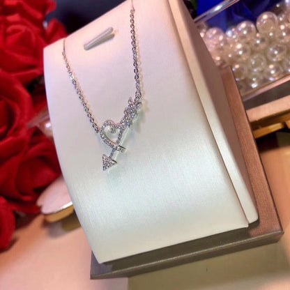 [Regalia Jewels]COLGANTE HEART & ARROW NECKLACE