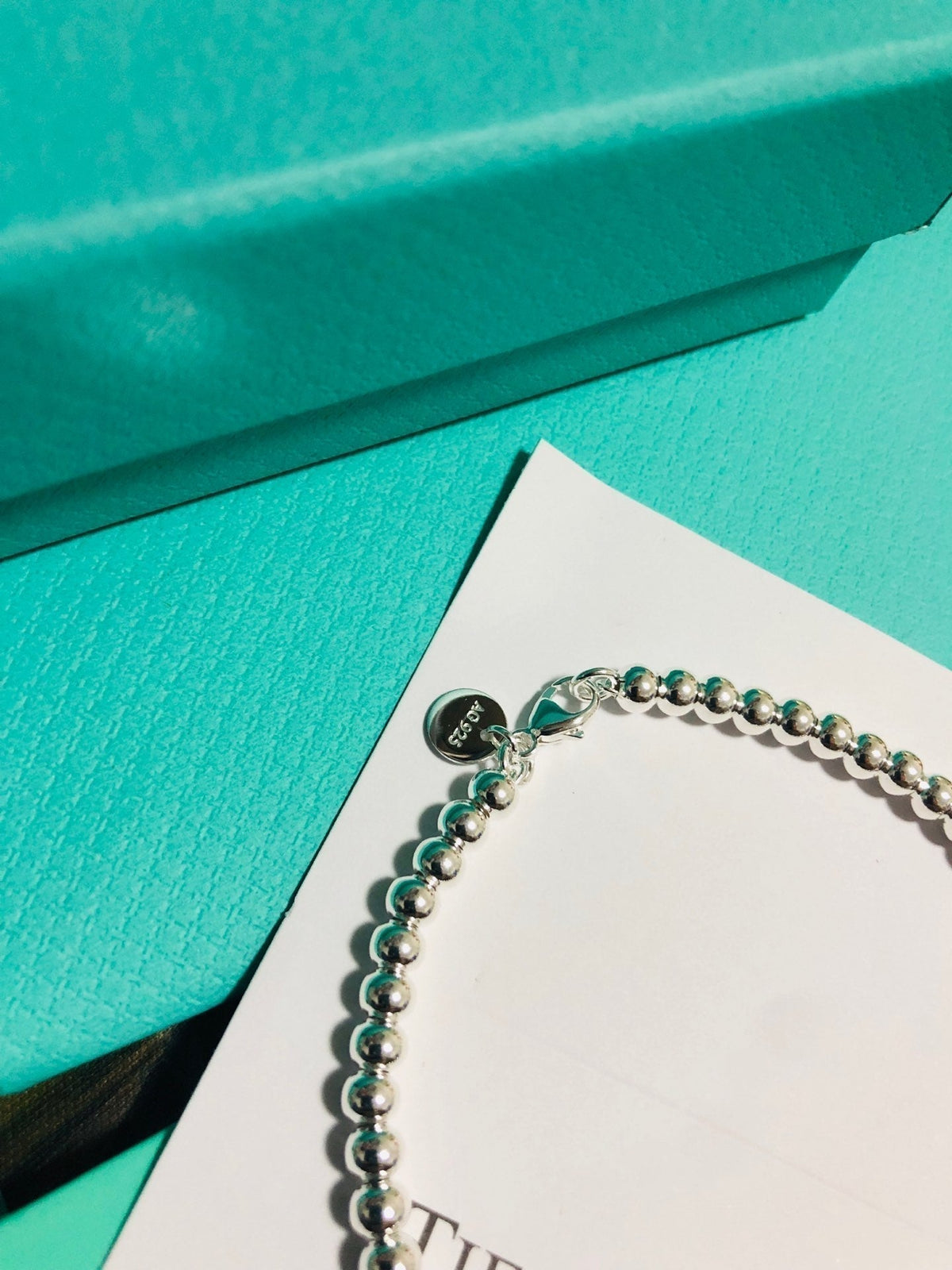 [Regalia Jewels]LOVE TIFFANY RED HEART TAG BEAD BRACELET