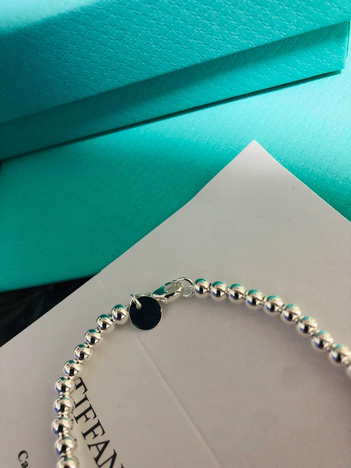 [Regalia Jewels]LOVE TIFFANY RED HEART TAG BEAD BRACELET