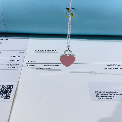 [Regalia Jewels]SMALL HEART TAG PENDANT STERLING SILVER