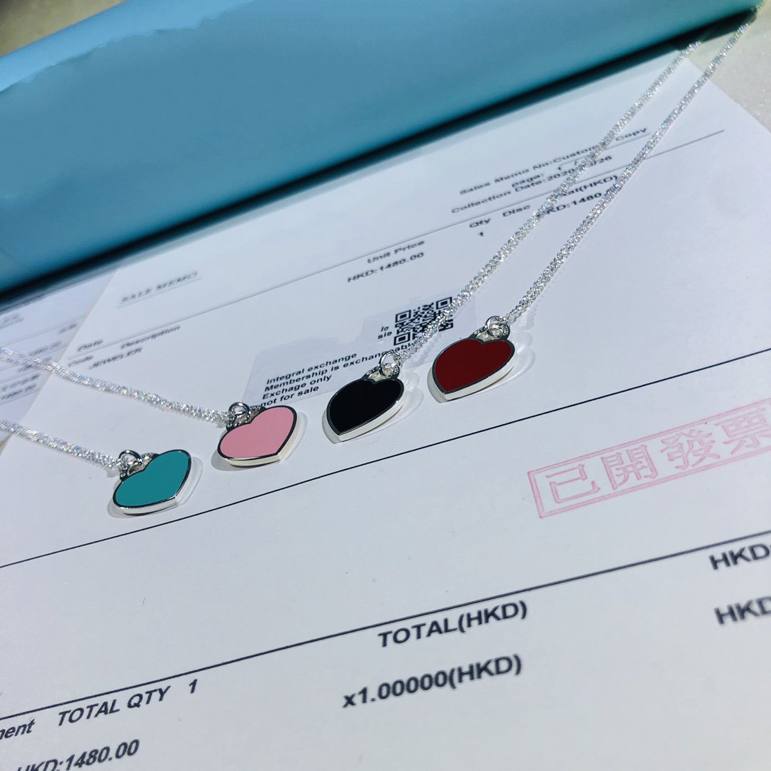 [Regalia Jewels]SMALL HEART TAG PENDANT STERLING SILVER