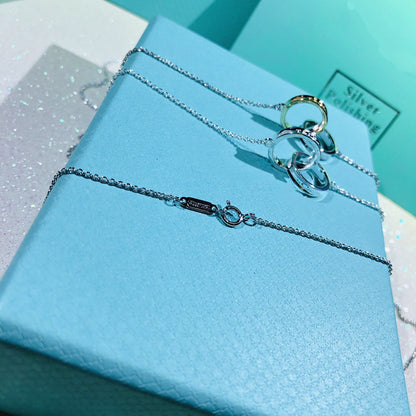 [Regalia Jewels]INTERLOCKING CIRCLES PENDANT SMALL NECKLACE