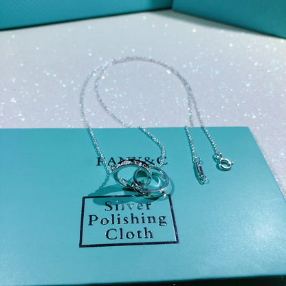 [Regalia Jewels]INTERLOCKING CIRCLES PENDANT SMALL NECKLACE
