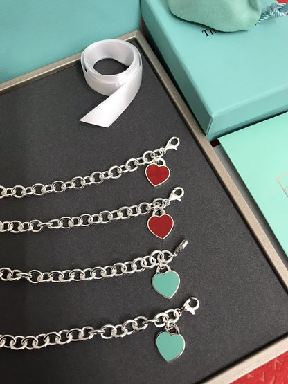 [Regalia Jewels]HEART TAG BRACELET SILVER MEDIUM