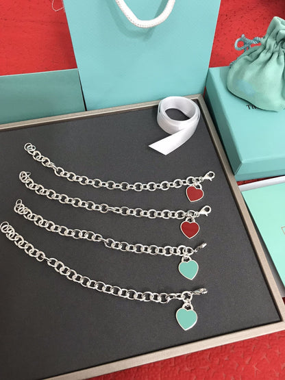 [Regalia Jewels]HEART TAG BRACELET SILVER MEDIUM