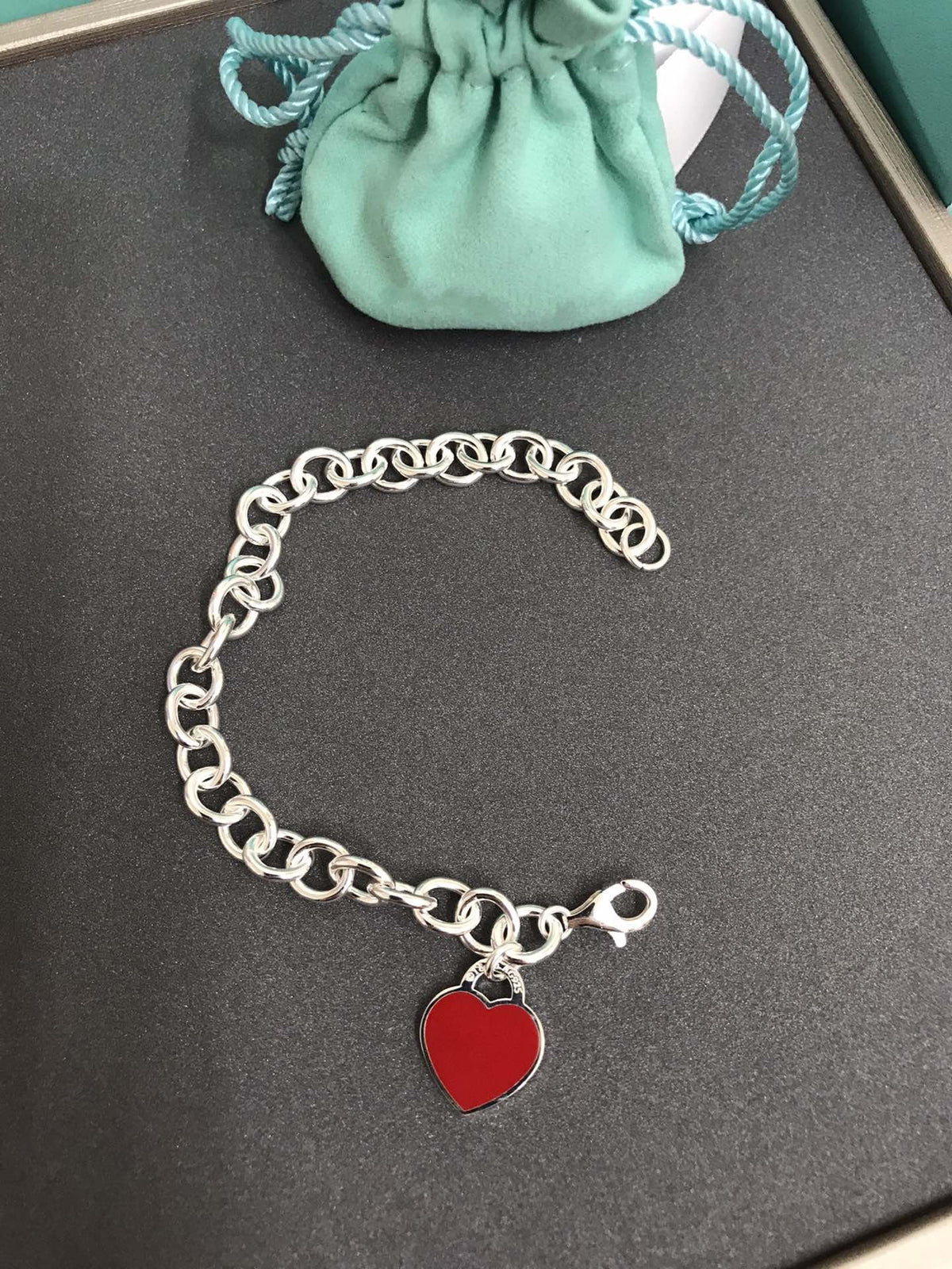 [Regalia Jewels]HEART TAG BRACELET SILVER MEDIUM