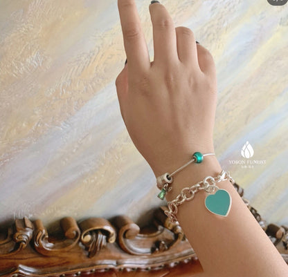 [Regalia Jewels]HEART TAG BRACELET SILVER MEDIUM