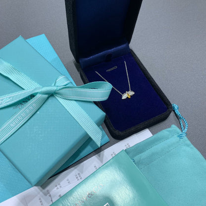 [Regalia Jewels]PAPER FLOWERS YELLOW DIAMOND FIREFLY PENDANT