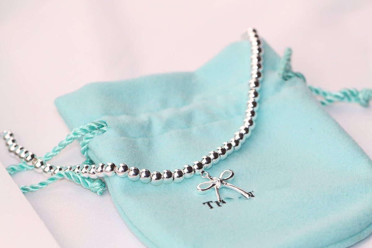 [Regalia Jewels]STERLING SILVER BOW BEAD BRACELET