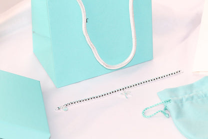 [Regalia Jewels]STERLING SILVER BOW BEAD BRACELET