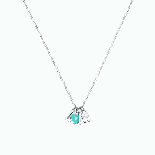[Regalia Jewels]COLLAR LOVE PLATA NECKLACE