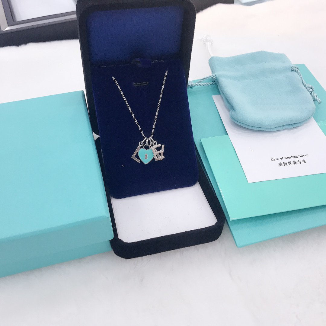 [Regalia Jewels]COLLAR LOVE PLATA NECKLACE