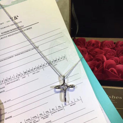 [Regalia Jewels]CROSS NECKLACE STERLING SILVER MATERIAL